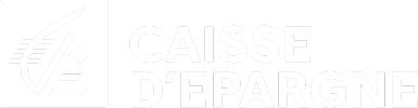Logo Caisse d'Épargne blanc