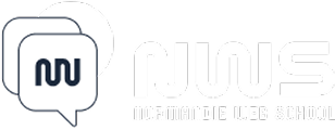 Logo Normandie Web School Blanc